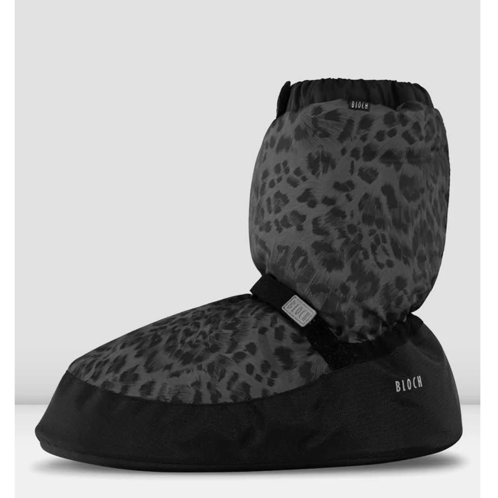 Bloch leopard warm up booties size small